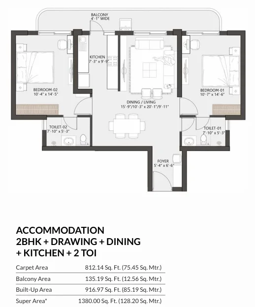 2BHK-Floor-Plan