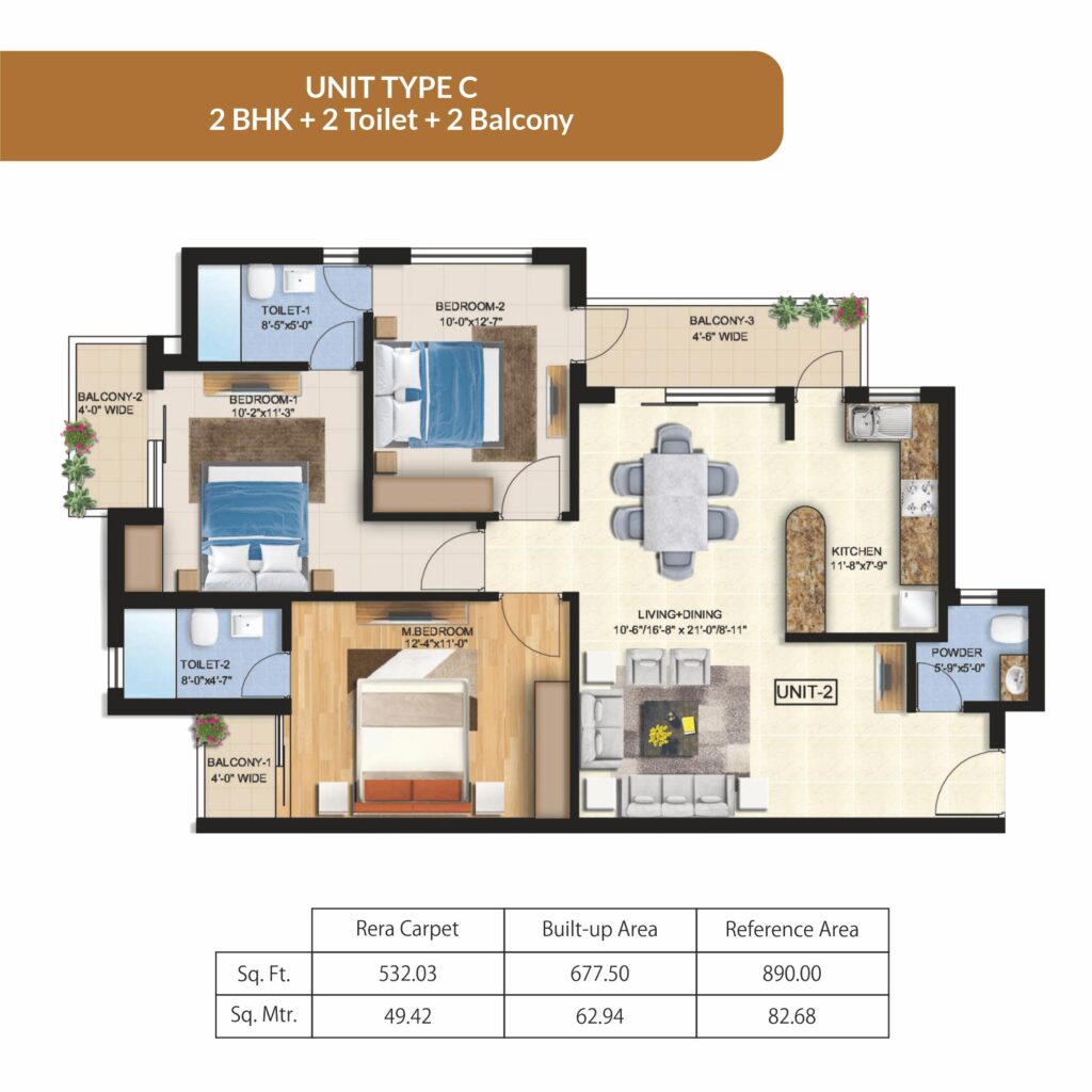 ORO Elements Site Plan 2BHK